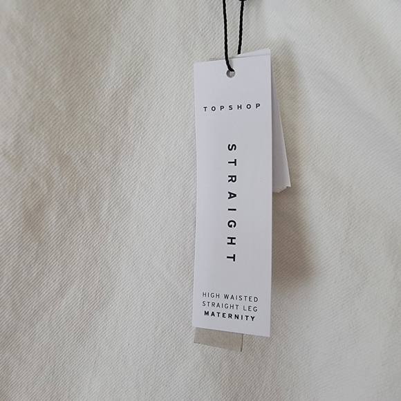 TopShop Maternity Straight Leg Jeans - Picture 10 of 11